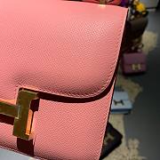 Hermes mini constance shoulder bag pink - 3