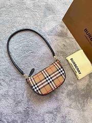 Burberry B Olympia Pouch Checked Shoulder Bag  - 1