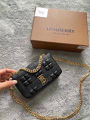 Burberry mini quilted Lola shoulder bag 17 black - 5