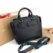 Burberry Medium Leather Block Detail Belt Bag 28cm - 4