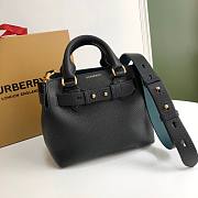Burberry Medium Leather Block Detail Belt 21cm black - 1