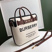 Burberry Large Buckle Tote Bag White 40cm - 2