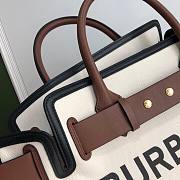 Burberry Large Buckle Tote Bag White 40cm - 6