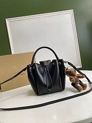 Burberry Monogram motif bucket bag black - 5