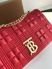 Burberry quilted Lola crossbody bag red - 6