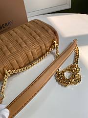 Burberry quilted Lola crossbody bag brown - 4