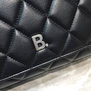 Balenciaga shoulder bag black metal hardware 37cm - 3