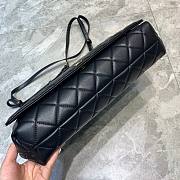 Balenciaga shoulder bag black large golden hardware 37cm - 2
