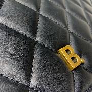 Balenciaga shoulder bag black large golden hardware 37cm - 4