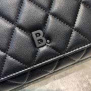 Balenciaga shoulder bag black large golden black hardware 37cm - 5