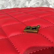 Balenciaga shoulder bag black red hardware golden hardware 37cm - 6