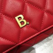 Balenciaga shoulder bag black red hardware golden hardware 37cm - 2