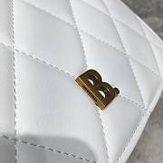 Balenciaga shoulder bag white golden hardware 25cm - 6