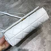 Balenciaga shoulder bag white golden hardware 25cm - 4