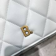 Balenciaga shoulder bag white golden hardware 25cm - 3