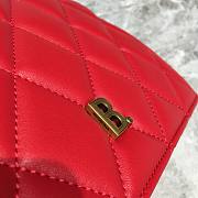Balenciaga shoulder bag  red golden hardware 25cm - 6