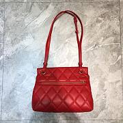 Balenciaga shoulder bag  red golden hardware 25cm - 3