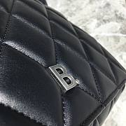 Balenciaga shoulder bag black metal hardware 25cm - 6