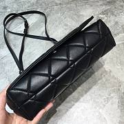 Balenciaga shoulder bag black metal hardware 25cm - 5