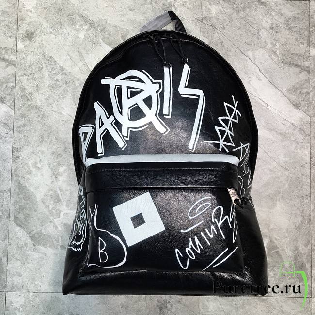 Balenciaga graffiti backpack 01 - 1