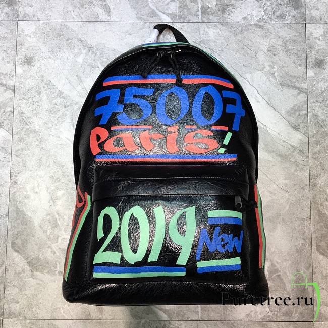 Balenciaga graffiti backpack 03 - 1