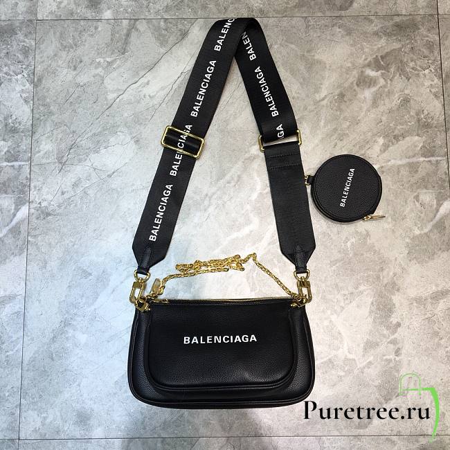 Balenciaga multi-pochette 3 in 1 shoulder bag - 1