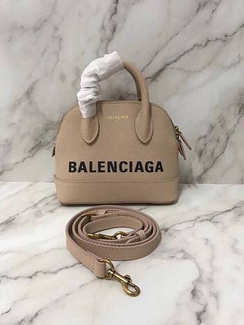 Balenciaga Ville Top Handle Bag Black / Brown 18cm