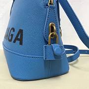 Balenciaga Ville Top Handle Bag Black /Blue 26cm - 4