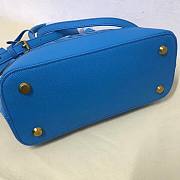 Balenciaga Ville Top Handle Bag Black /Blue 26cm - 3