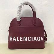 Balenciaga Ville Top Handle Bag Red / White 26cm - 6