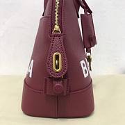 Balenciaga Ville Top Handle Bag Red / White 26cm - 2