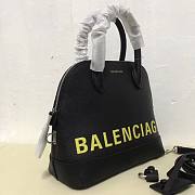 Balenciaga Ville Top Handle Bag Black /Yellow 26cm - 5