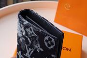 LV Brazza Monogram Tapestry Canvas Long Wallet | M80032 - 5