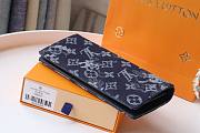 LV Brazza Monogram Tapestry Canvas Long Wallet | M80032 - 3