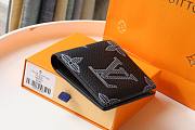 LV Brazza Taurillon Shadow leather Wallet | M80042 - 3