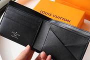 LV Brazza Taurillon Shadow leather Wallet | M80042 - 2