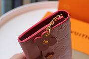 LV Emily Monogram Empreinte leather Long Pink Wallet | M63918 - 6