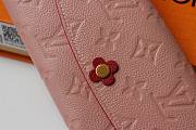 LV Emily Monogram Empreinte leather Long Pink Wallet | M63918 - 2