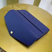 LV Sarah Long Wallet Blue | M61182   - 6