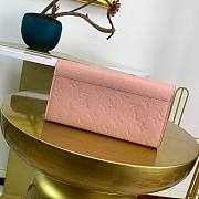 LV Sarah Long Wallet Pink | M61182 - 6