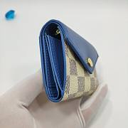 LV ZOE Damier Blue Wallet | N60168  - 2