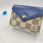 LV ZOE Damier Blue Wallet | N60168  - 3