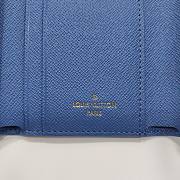 LV ZOE Damier Blue Wallet | N60168  - 6