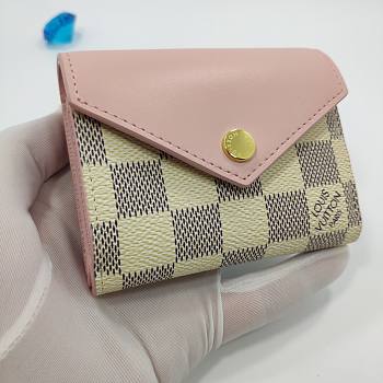 LV ZOE Damier Pink Wallet | N60168