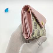 LV ZOE Damier Pink Wallet | N60168 - 3