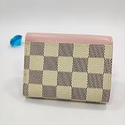 LV ZOE Damier Pink Wallet | N60168 - 6