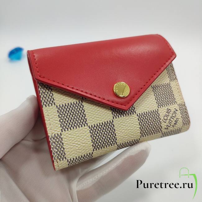 LV ZOE Damier Red Wallet | N60168 - 1