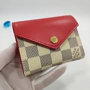 LV ZOE Damier Red Wallet | N60168 - 1