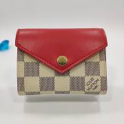 LV ZOE Damier Red Wallet | N60168 - 6