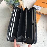 LV Zippy Long Black Wallet | M60017 - 5